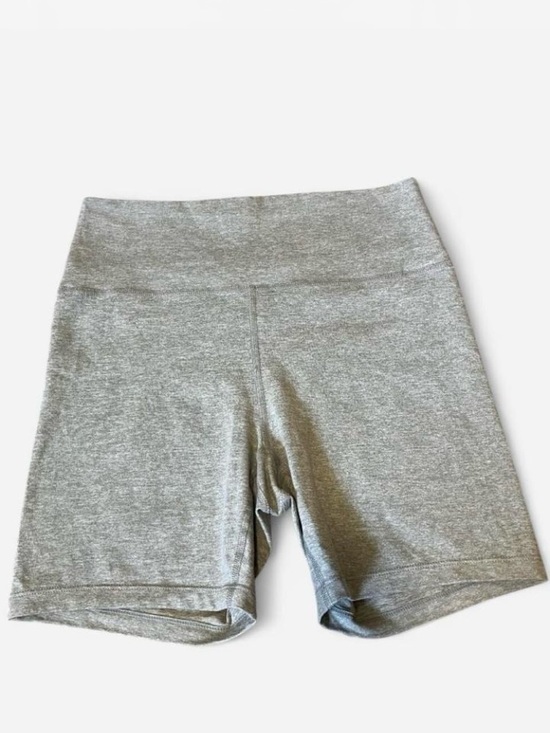 Prana Pants - Prana Heather Gray High-Rise Bike Shorts